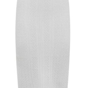 Reiss Judy Crochet Skirt in Ivory